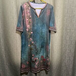 Unbranded size XL beautiful flower dress NWOT